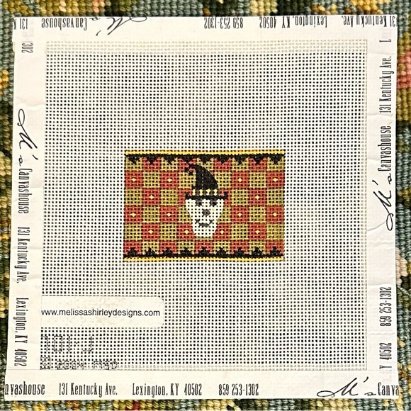 Melissa Shirley Other - Melissa Shirley Designs vintage hand painted Halloween Needlepoint Canvas